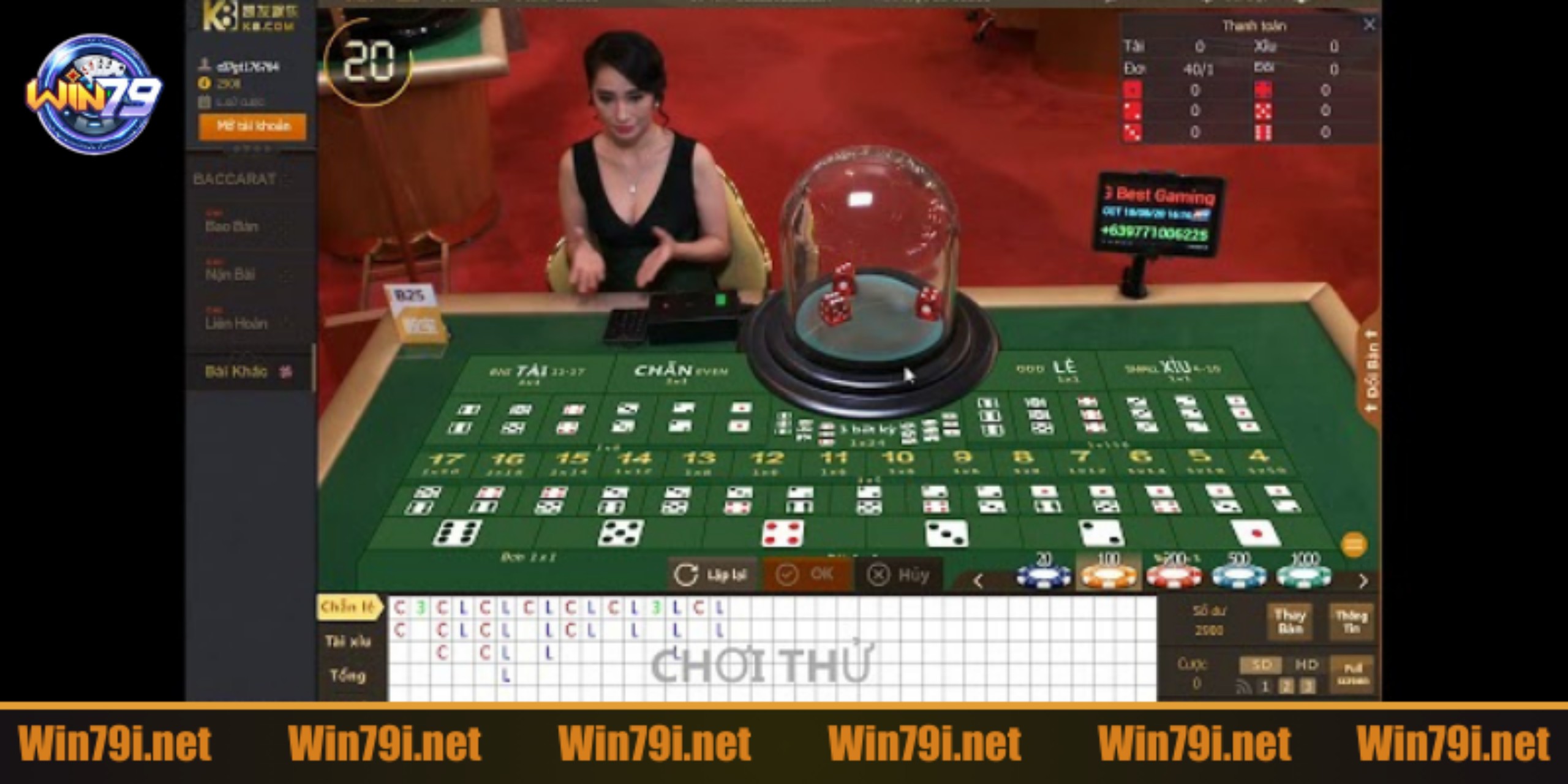 Tài xỉu live mang đến không gian cực hấp dẫn